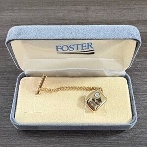 Vintage Foster Personalized Tie Tack Letter R